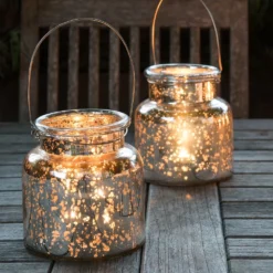 Mercury Glass Jar Lantern -Cheap Plants Store pr2000027869 card4 lg