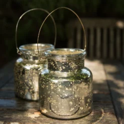 Mercury Glass Jar Lantern -Cheap Plants Store pr2000027869 card5 lg