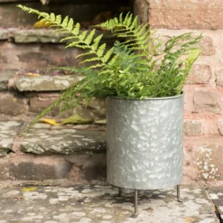 Galvanised Planter On Legs