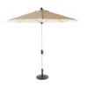 Brushed Aluminium Parasol 2.5m