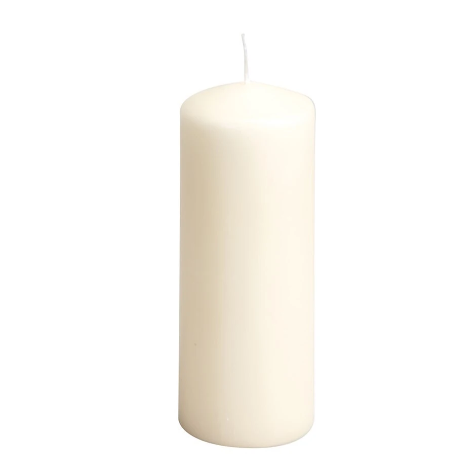 Ivory Pillar Candle 1 Ivory Pillar Candle