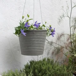 Hanging Aged Ribbed Planter -Cheap Plants Store pr2000031414 card4 lg