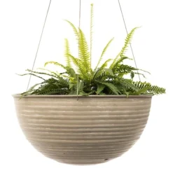 Hanging Aged Ribbed Bowl -Cheap Plants Store pr2000031455 card4 lg