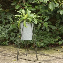 Tall Galvanised Planter With Stand -Cheap Plants Store pr2000031504 card3 lg