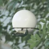 Clay Peanut Feeder White