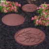 Recycled Reversible Stepping Stone Leaves