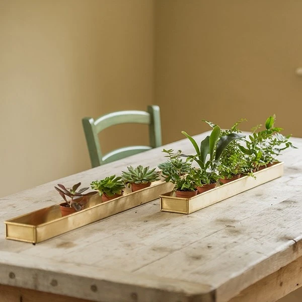 Brushed Brass Tray 2 Brushed Brass Tray - Image 2