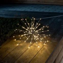 Starburst Hanging Light - Silver