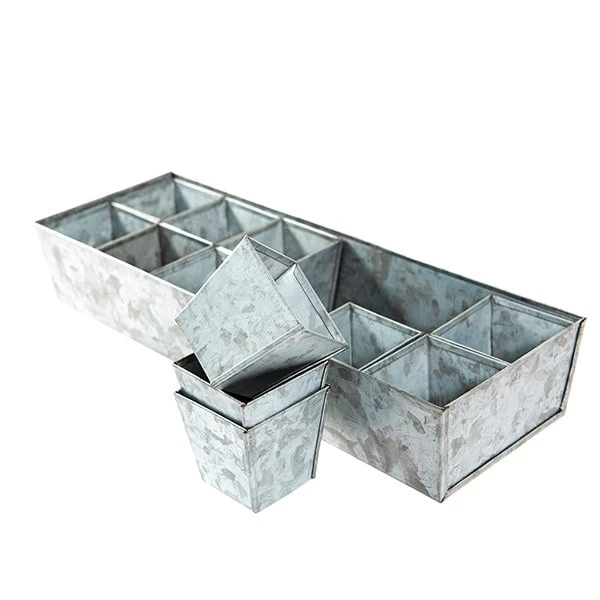 Galvanised Tray With 16 Grow Pods 3 Galvanised Tray With 16 Grow Pods - Image 3