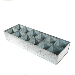 Galvanised Tray With 12 Large Grow Pods -Cheap Plants Store pr2000037508 card4 lg