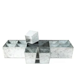 Galvanised Tray With 12 Large Grow Pods -Cheap Plants Store pr2000037508 card6 lg