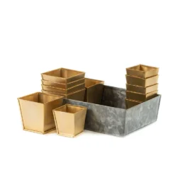 Brass Pots - Set Of 6 14 Brass Pots - Set Of 6 -Cheap Plants Store pr2000037511 card7 lg