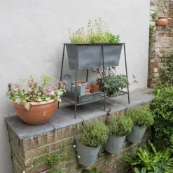 Trough Stand With Shelf - Long -Cheap Plants Store pr2000037547 card4 lg