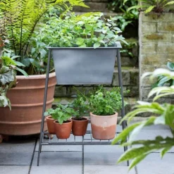 Trough On Stand With Shelf - Short 9 Trough On Stand With Shelf - Short -Cheap Plants Store pr2000037548 card3 lg