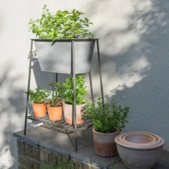 Trough On Stand With Shelf - Short 10 Trough On Stand With Shelf - Short -Cheap Plants Store pr2000037548 card4 lg