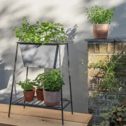 Trough On Stand With Shelf - Short 11 Trough On Stand With Shelf - Short -Cheap Plants Store pr2000037548 card5 lg