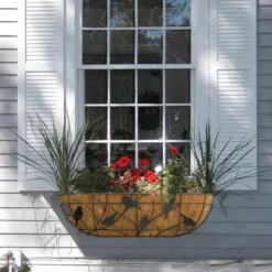 Perching Birds Hanging Trough