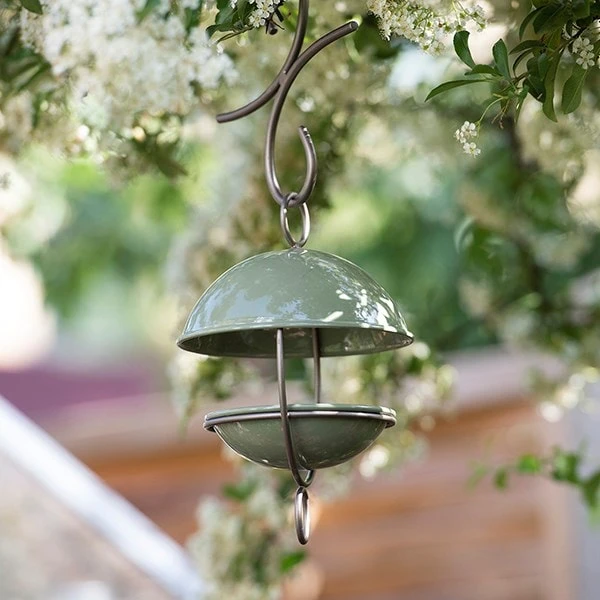 Crocus Green Satellite Bird Seed Feeder 3 Crocus Green Satellite Bird Seed Feeder - Image 3