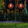 Forli Flaming Lanterns - Set Of 2