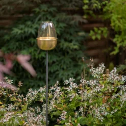 Tulip Stake Tealight Holder (adjustable Height) - Brushed Brass -Cheap Plants Store pr2000041729 card7 lg