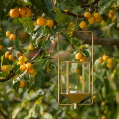 Hanging Tealight Lantern - Brass -Cheap Plants Store pr2000041742 card6 lg