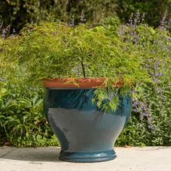 Dark Teal Bellied Planter