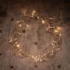 Metal Wreath Of Gold With LEDs