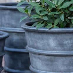 Greystoke Ribbed Planter - Aged Zinc -Cheap Plants Store pr2000046295 card10 lg