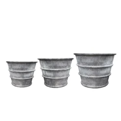 Greystoke Ribbed Planter - Aged Zinc -Cheap Plants Store pr2000046295 card4 lg