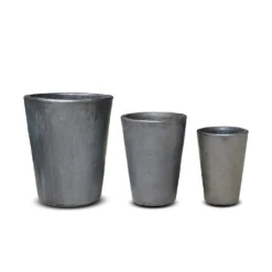 Glazed Terracotta Long Tom Pot - Matt Charcoal -Cheap Plants Store pr2000046307 card5 lg