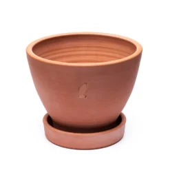 Terracotta Herb Pot And Saucer - Large -Cheap Plants Store pr2000046523 card4 lg