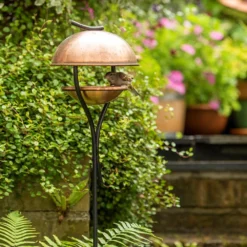 Stake Bird Feeder - Copper -Cheap Plants Store pr2000046886 card3 lg