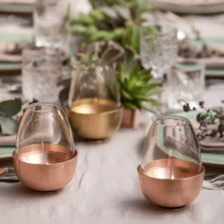 Tulip Tealight Holder - Copper -Cheap Plants Store pr2000046888 card4 lg