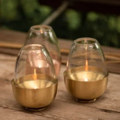 Tulip Tealight Holder - Brass -Cheap Plants Store pr2000046889 card6 lg