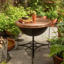 Fire Pit/table With Copper Top - Low 19 Fire Pit/table With Copper Top - Low -Cheap Plants Store pr2000046896 card10 lg
