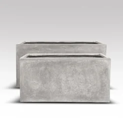 Rectangular Terrace Planter - Weathered Cement 8 Rectangular Terrace Planter - Weathered Cement -Cheap Plants Store pr2000048710 card3 lg