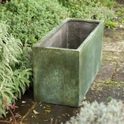 Rectangular Terrace Planter - Verdigris -Cheap Plants Store pr2000048712 card6 lg