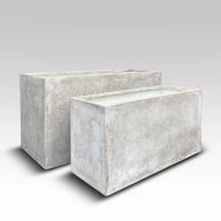 Rectangular Terrace Planter - Weathered Cream 13 Rectangular Terrace Planter - Weathered Cream -Cheap Plants Store pr2000048714 card4 lg