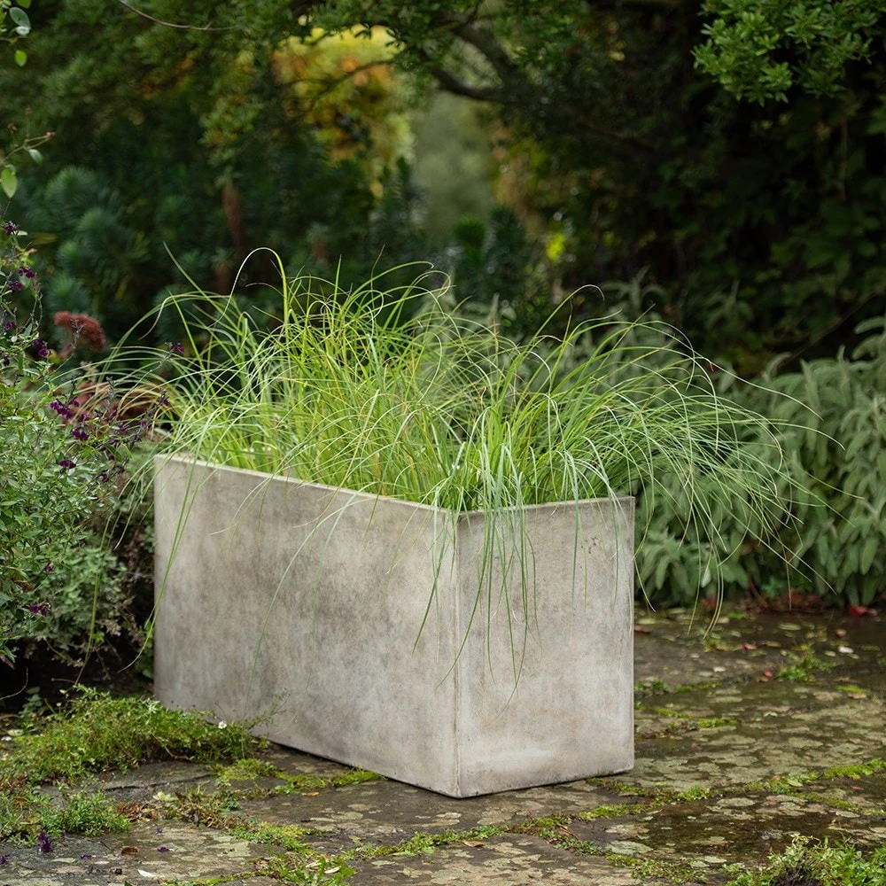 Rectangular Terrace Planter - Weathered Cream 8 Rectangular Terrace Planter - Weathered Cream - Image 8