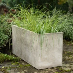 Rectangular Terrace Planter - Weathered Cream 18 Rectangular Terrace Planter - Weathered Cream -Cheap Plants Store pr2000048714 card9 lg