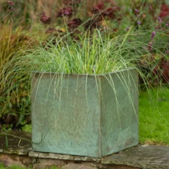Square Terrace Planter - Verdigris -Cheap Plants Store pr2000048721 card3 lg