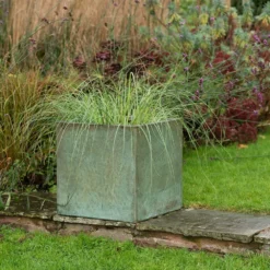 Square Terrace Planter - Verdigris -Cheap Plants Store pr2000048721 card5 lg