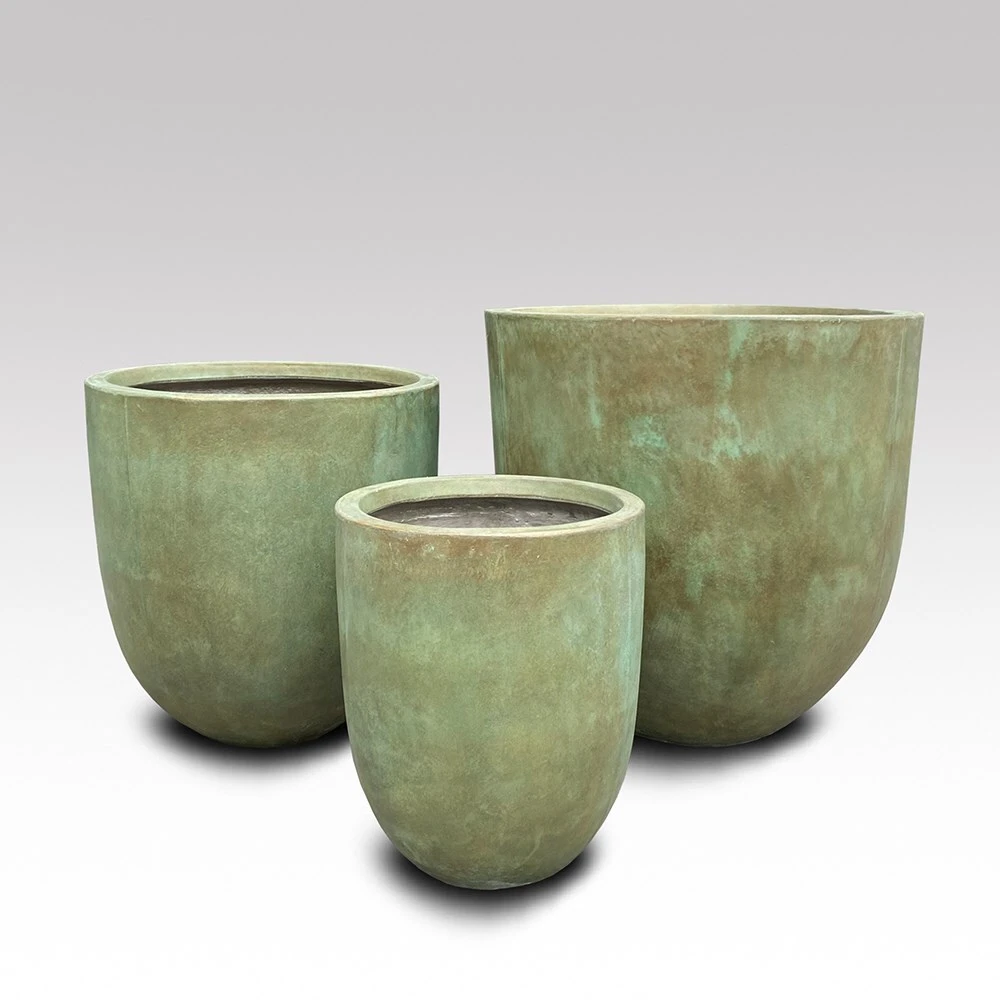 Drop Planter - Verdigris 4 Drop Planter - Verdigris - Image 4