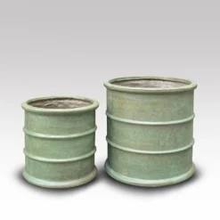 Greenwich Barrel Planter - Verdigris -Cheap Plants Store pr2000048731 card5 lg