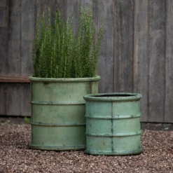 Greenwich Barrel Planter - Verdigris -Cheap Plants Store pr2000048731 card9 lg